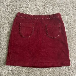 Red Women’s Mini Skirt Size 2
